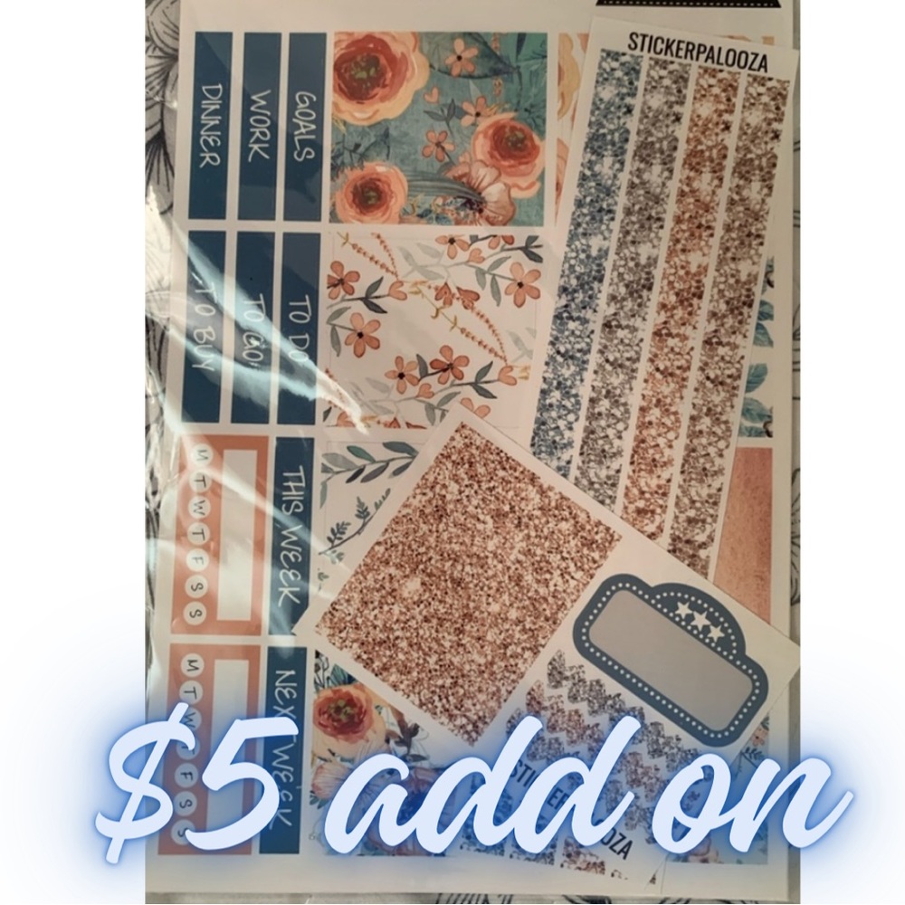 Planner stickers Hannah Stickerpalooza weekly spread horizontal Happy Planner